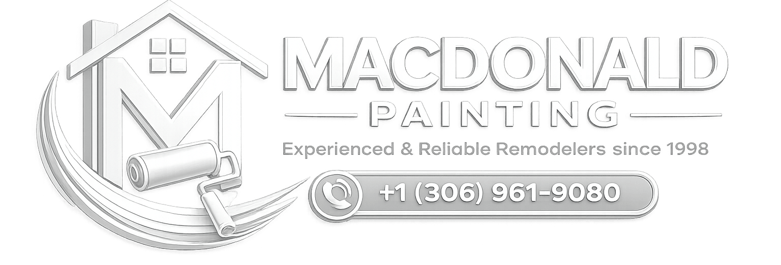 Macdonald Painting Prince Albert Logo White Version